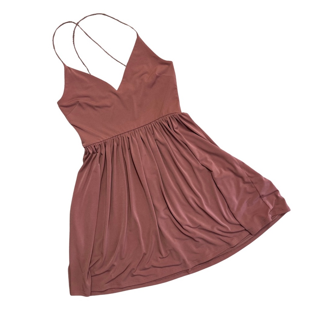 Forever 21 Women’s Pink Mini Dress with Spaghetti Straps